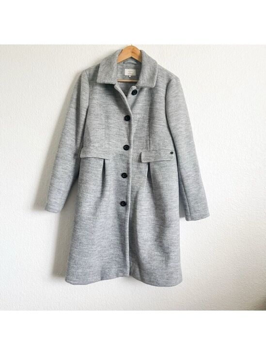 Numph Jackets & Blazers - Nümph Size 38 Grey Long Winter Coat Feminine